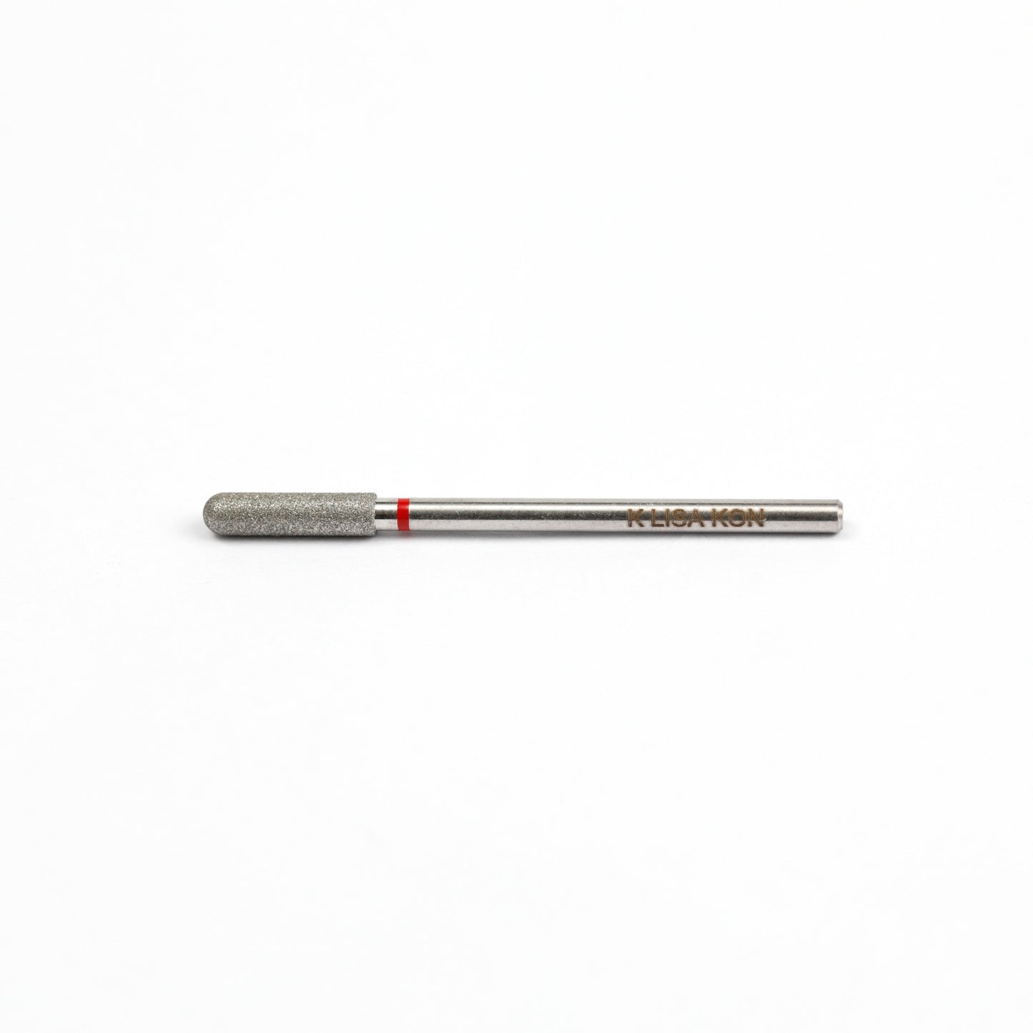 Lisakon - Diamond nail drill bit, rounded “cylinder”, 2.3 mm/ working part 8 mm