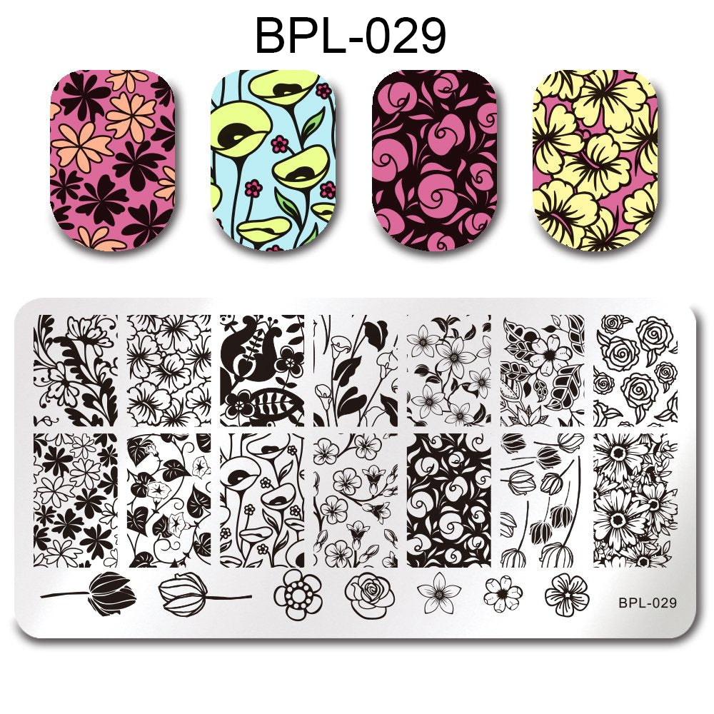 Stamping Nail Art Plate Decoration
