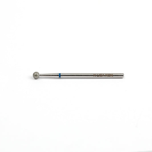 Lisakon - Drill Bit №14 Diamond nail drill bit, “ball”, blue, head diameter  3.5 mm