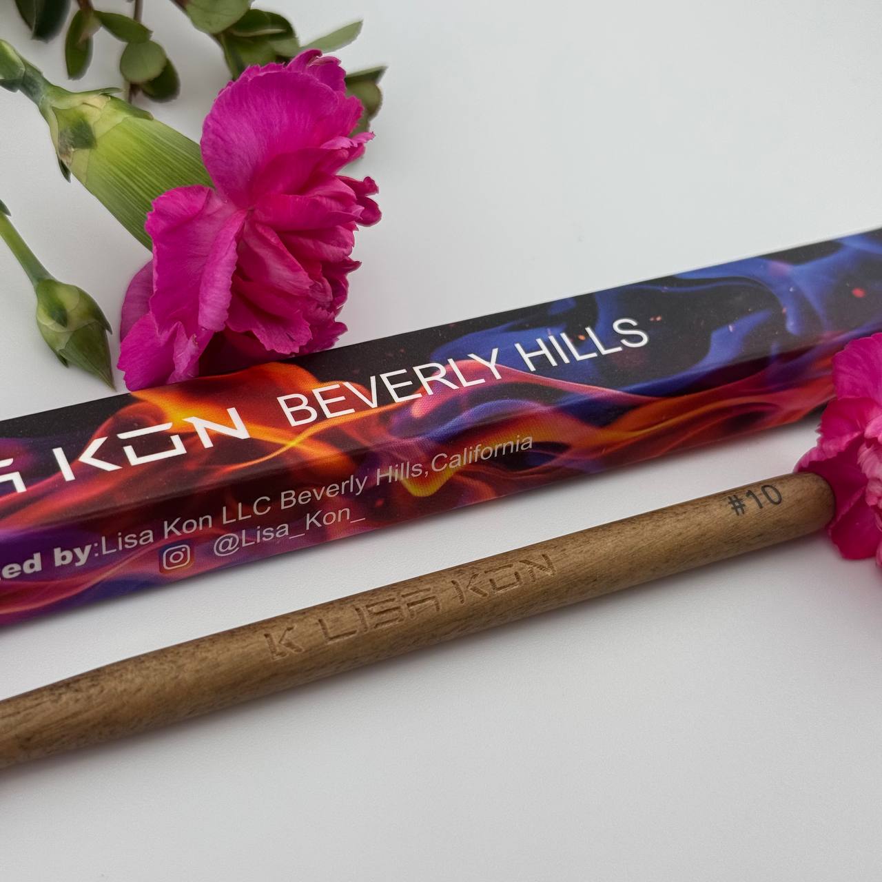 LisaKon ReNature Brushes Collection.Angled Round Brush #10