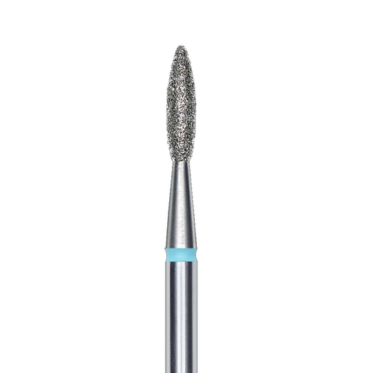 Staleks Diamond nail drill bit #92, “flame” , green, head diameter 2.1 mm/ working part 8 mm