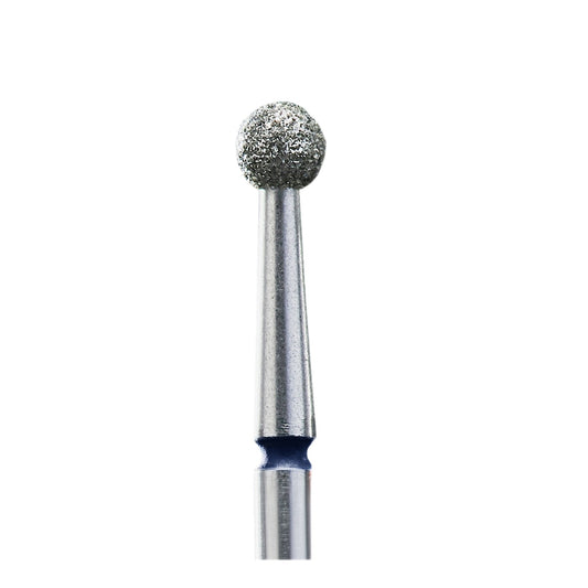 Diamond nail drill bit #81, “ball”, blue, head diameter 3.5 mm