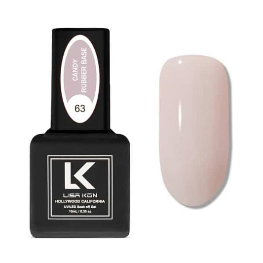 Candy Rubber Base Coat 63 – Candy Soft Pink