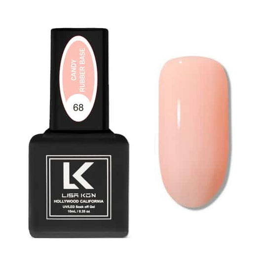 Candy Rubber Base Coat 68 – Candy Apricot