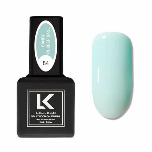 Candy Rubber Base Coat 84 – Candy light Blue/Green