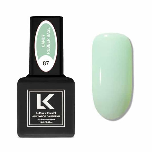 Candy Rubber Base Coat 87 – Candy Light Green
