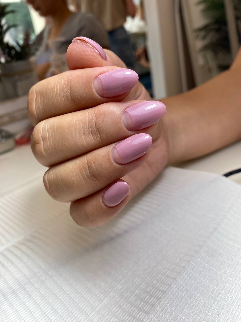 Esmalte en gel 157 rosa inglés 