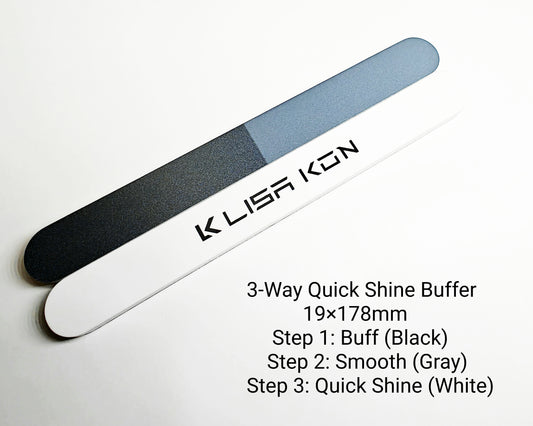LisaKon - Buffer de brillo rápido de 3 vías