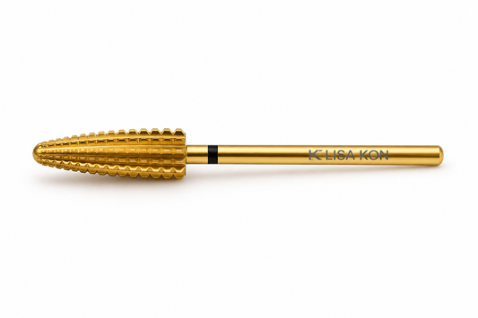 LISAKON - Drill Bit #25 Gold Carbide Typhoon | Reversible