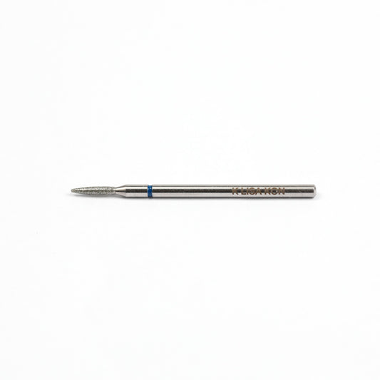 Lisakon - №11 Алмазное сверло для ногтей пламенно-синее EXPERT диаметр головки 1,6 мм / рабочая часть 8 мм