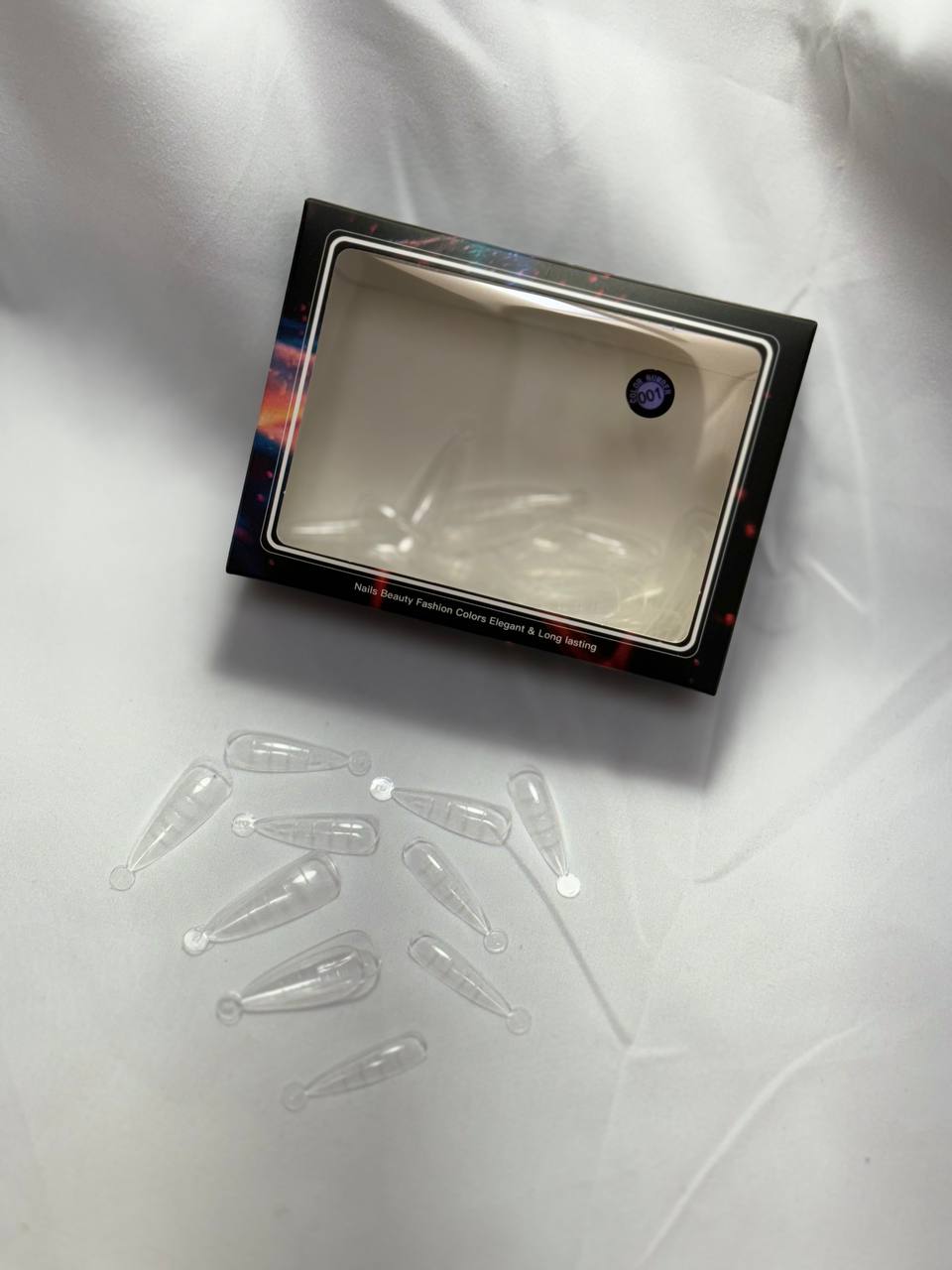 almendra (1 bolsa - 60 piezas) Formas duales para extensión (poligel/gel duro) 