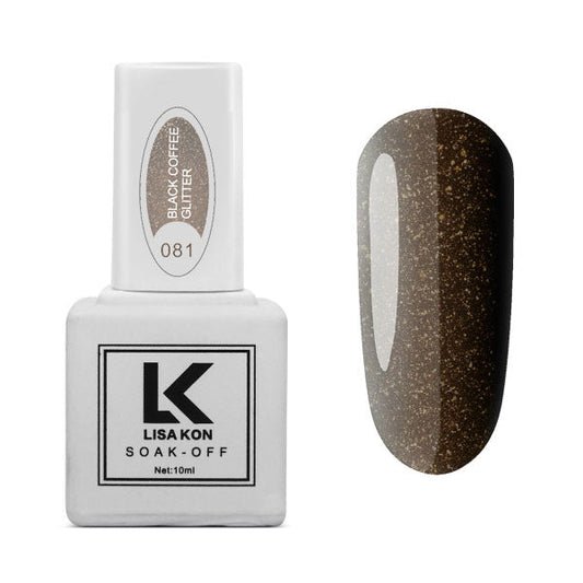 Esmalte en gel 81 Café Glitter 