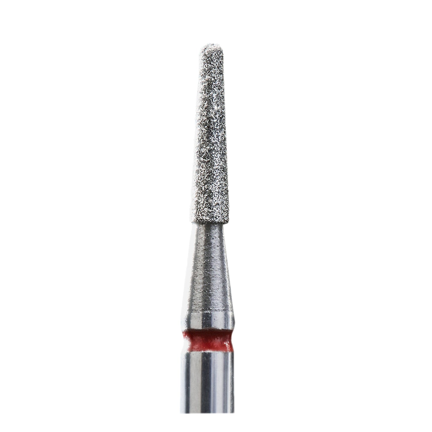 Staleks Diamond nail drill bit, “frustum”, red, head diameter 1.8 mm/ working part 8 mm