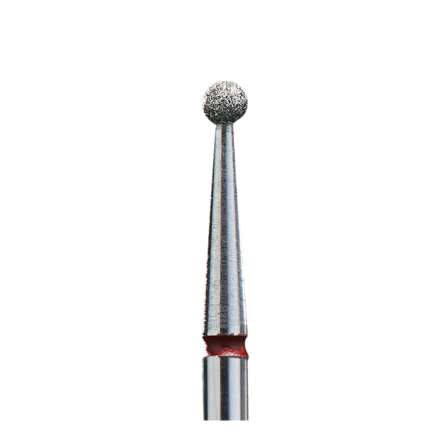Staleks Diamond nail drill bit, “ball”, red, head diameter 2.5 mm