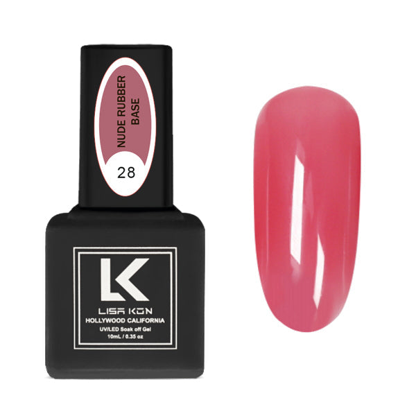 Nude Rubber Base Coat 28 – Red