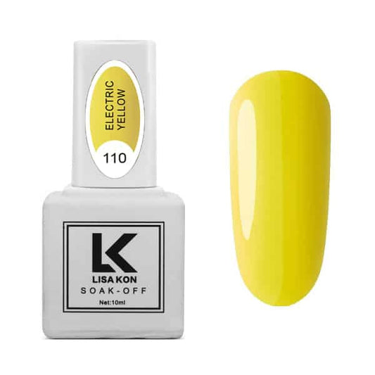 Esmalte en gel 110 Amarillo eléctrico 