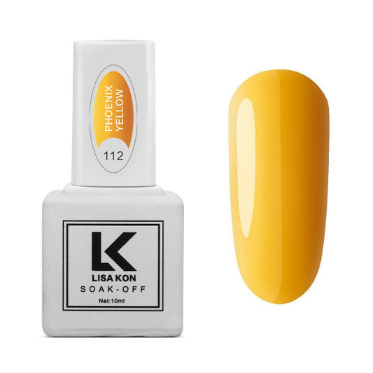 Esmalte en gel 112 Amarillo Fénix 