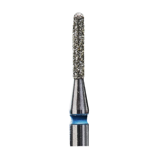 Staleks Broca de diamante para clavos n.º 65, “cilindro” redondeado, azul, diámetro de cabeza 1,4 mm/parte útil 8 mm