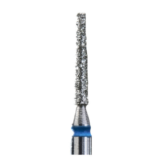 Staleks Diamond nail drill bit, “needle”, blue, head diameter 1 mm/ working part 10 mm