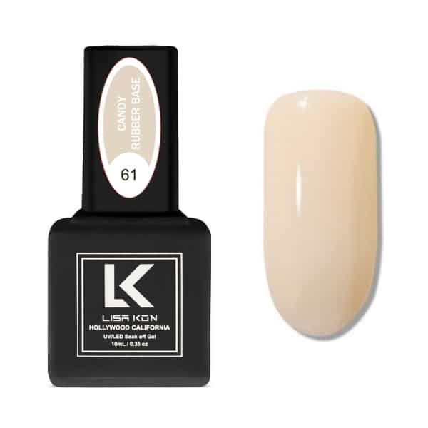 Candy Rubber Base Coat 61 – Candy Soft Cream