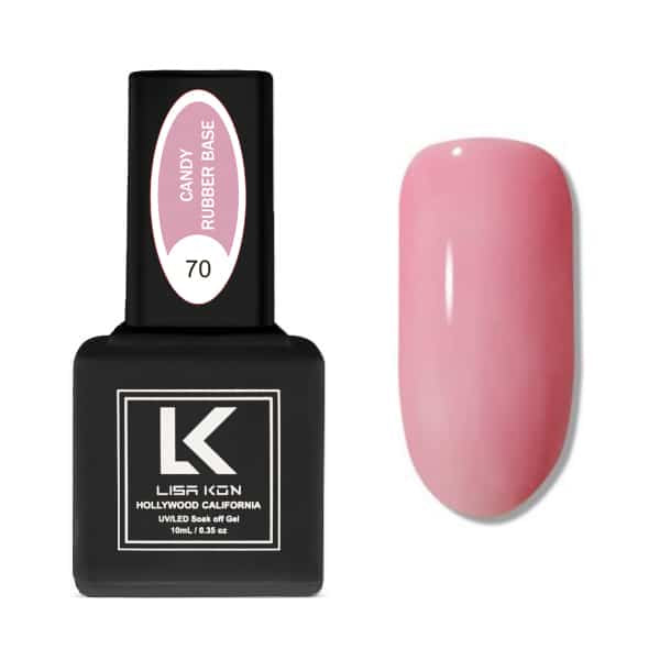 Candy Rubber Base Coat 70 – Candy Pink