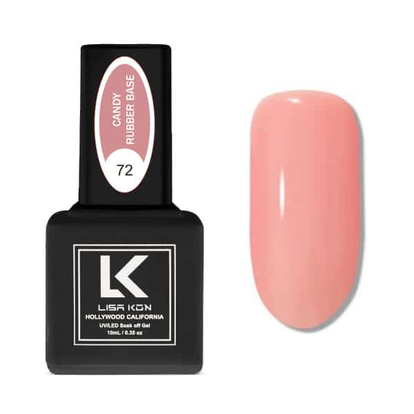 Candy Rubber Base Coat 72 – Candy Bright Peach