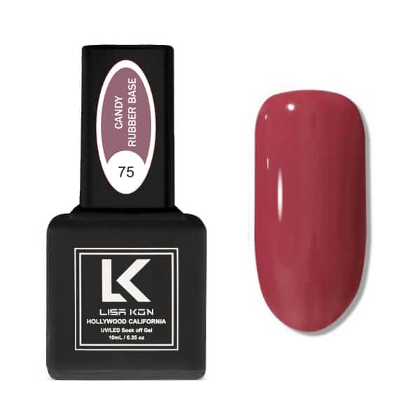 Candy Rubber Base Coat 75 – Candy Red