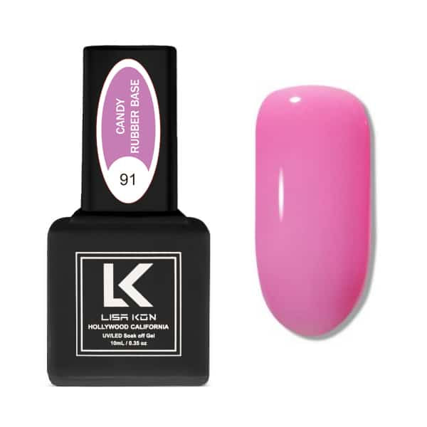 Candy Rubber Base Coat 91 – Candy Bright Pink